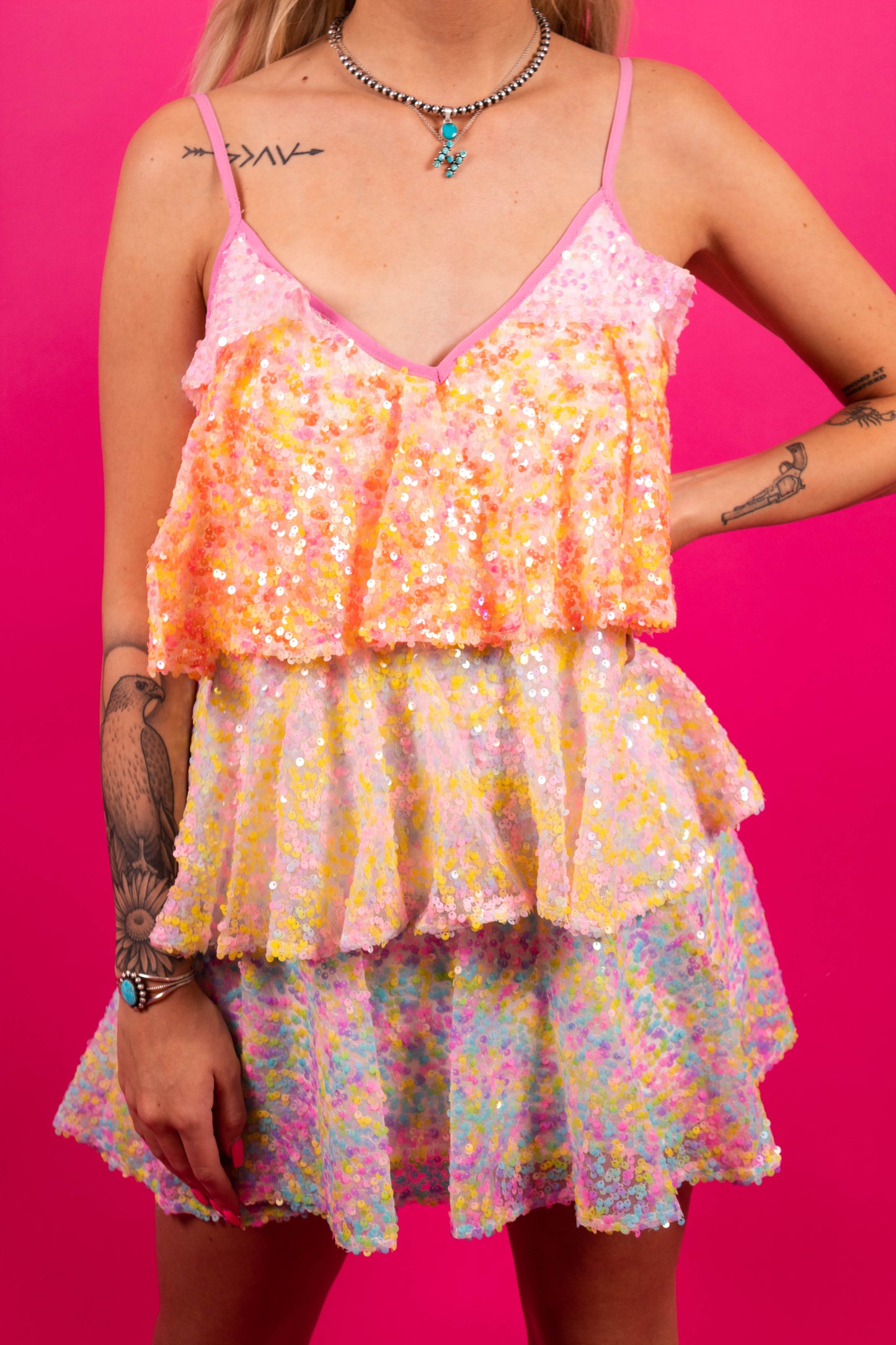 GNO Tiered Dress