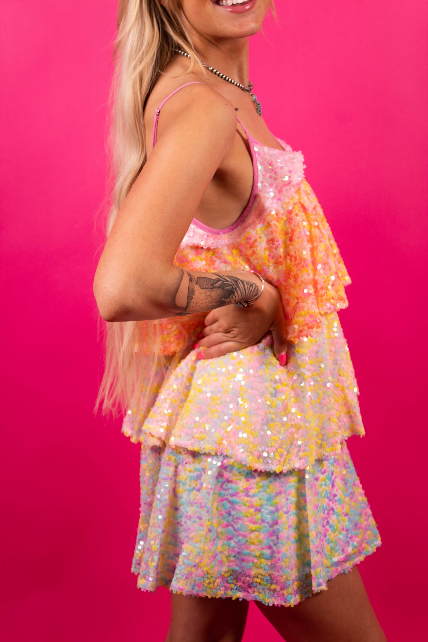 GNO Tiered Dress