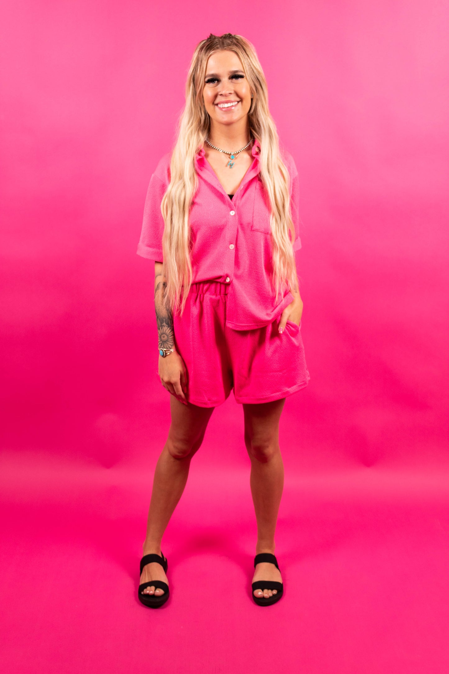 Summertime Pink Shorts