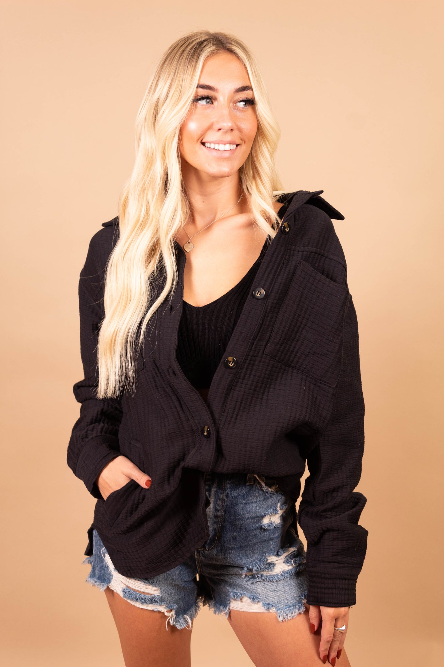 Loretta Linen Shacket