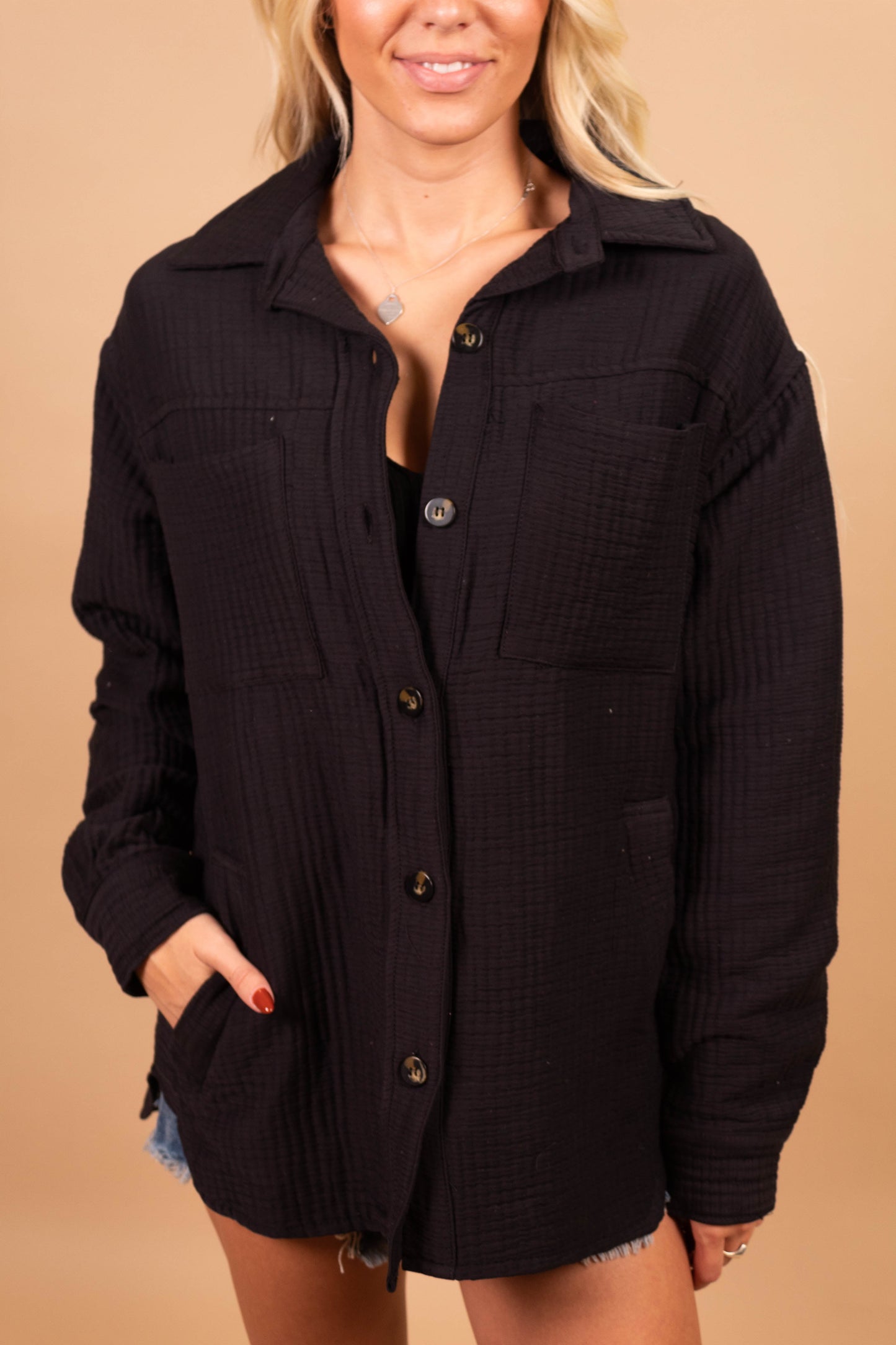 Loretta Linen Shacket