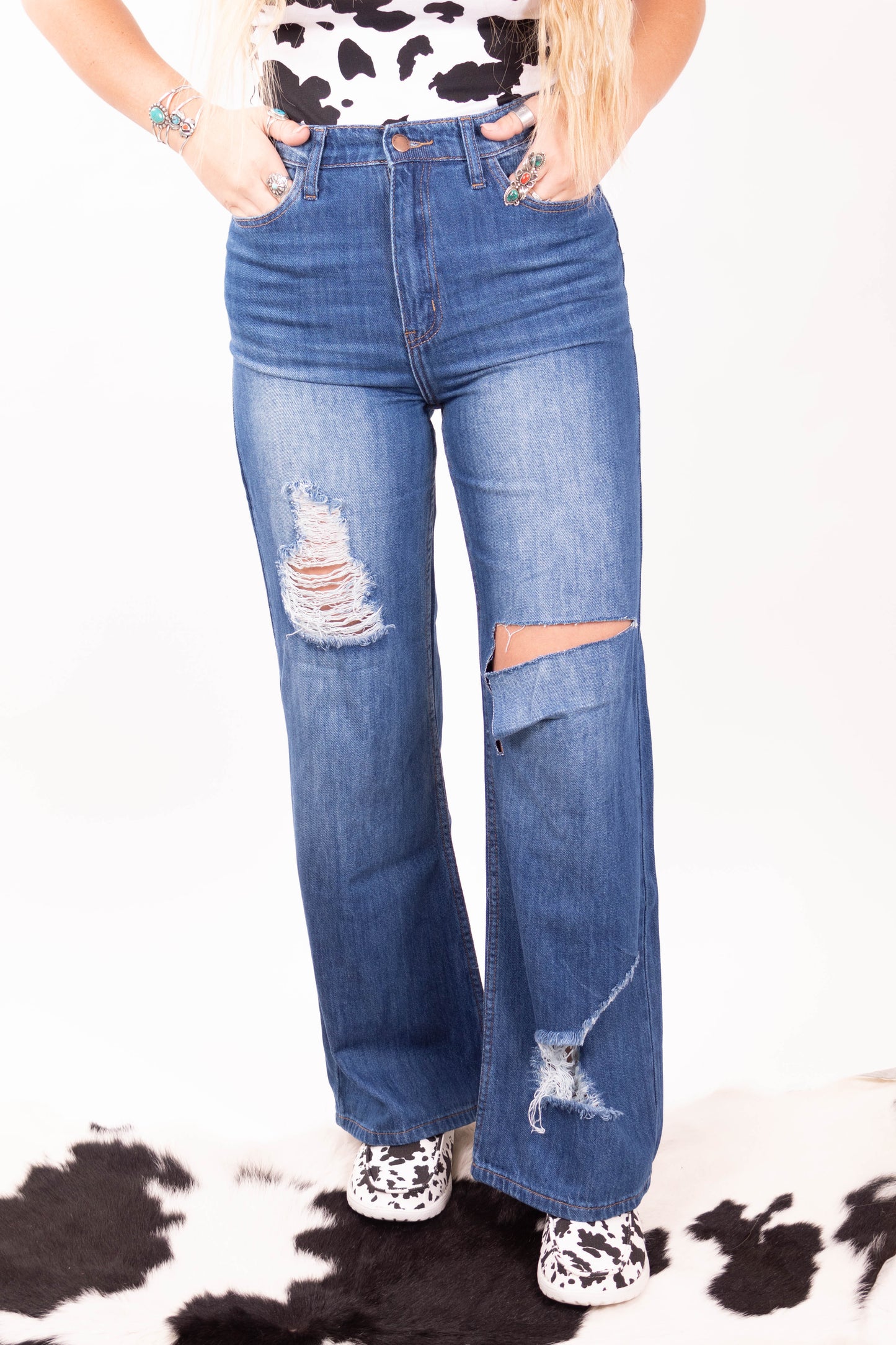 Wide Leg Denim Dream Jeans