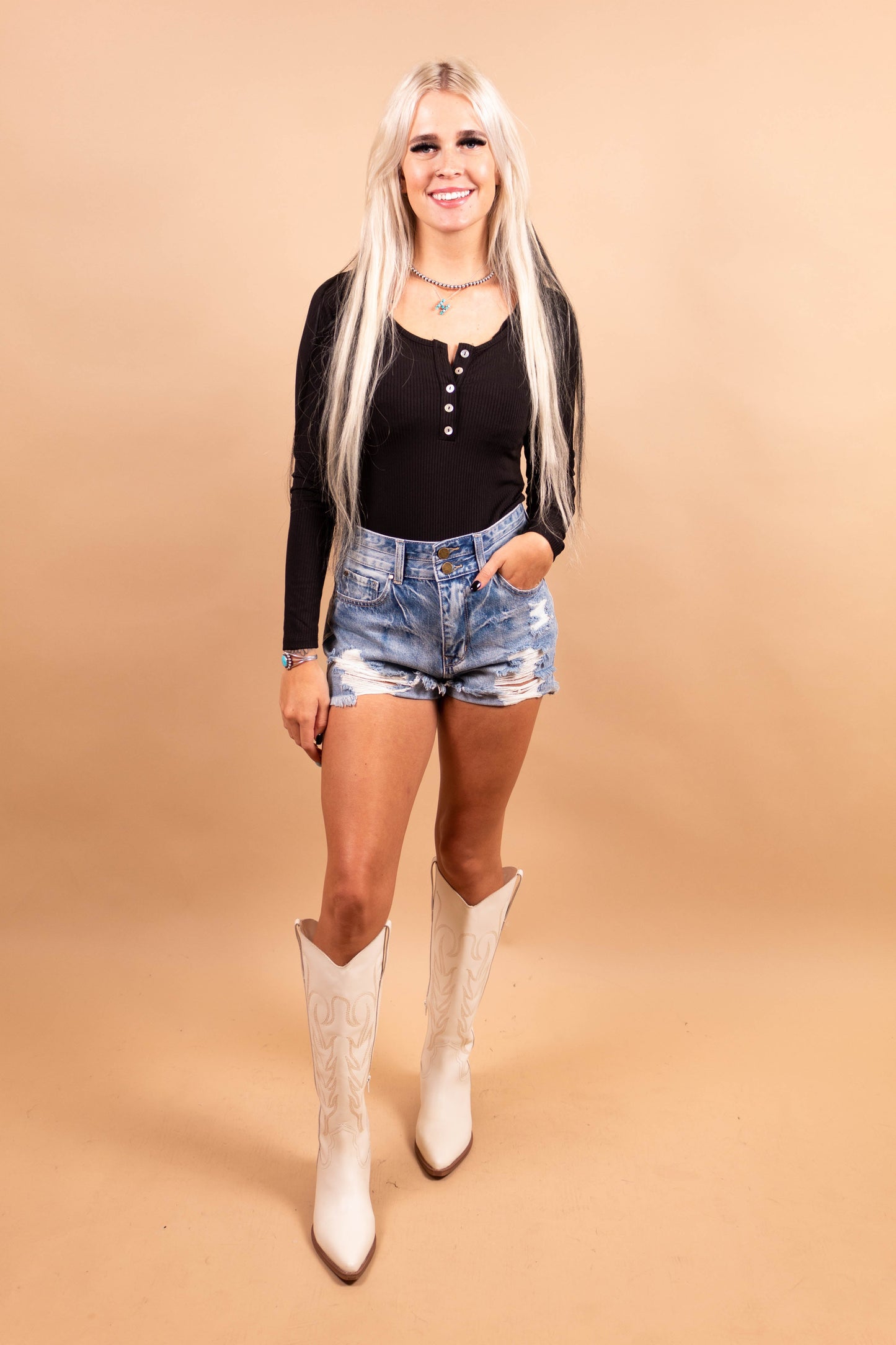 Button Up Top Bodysuits