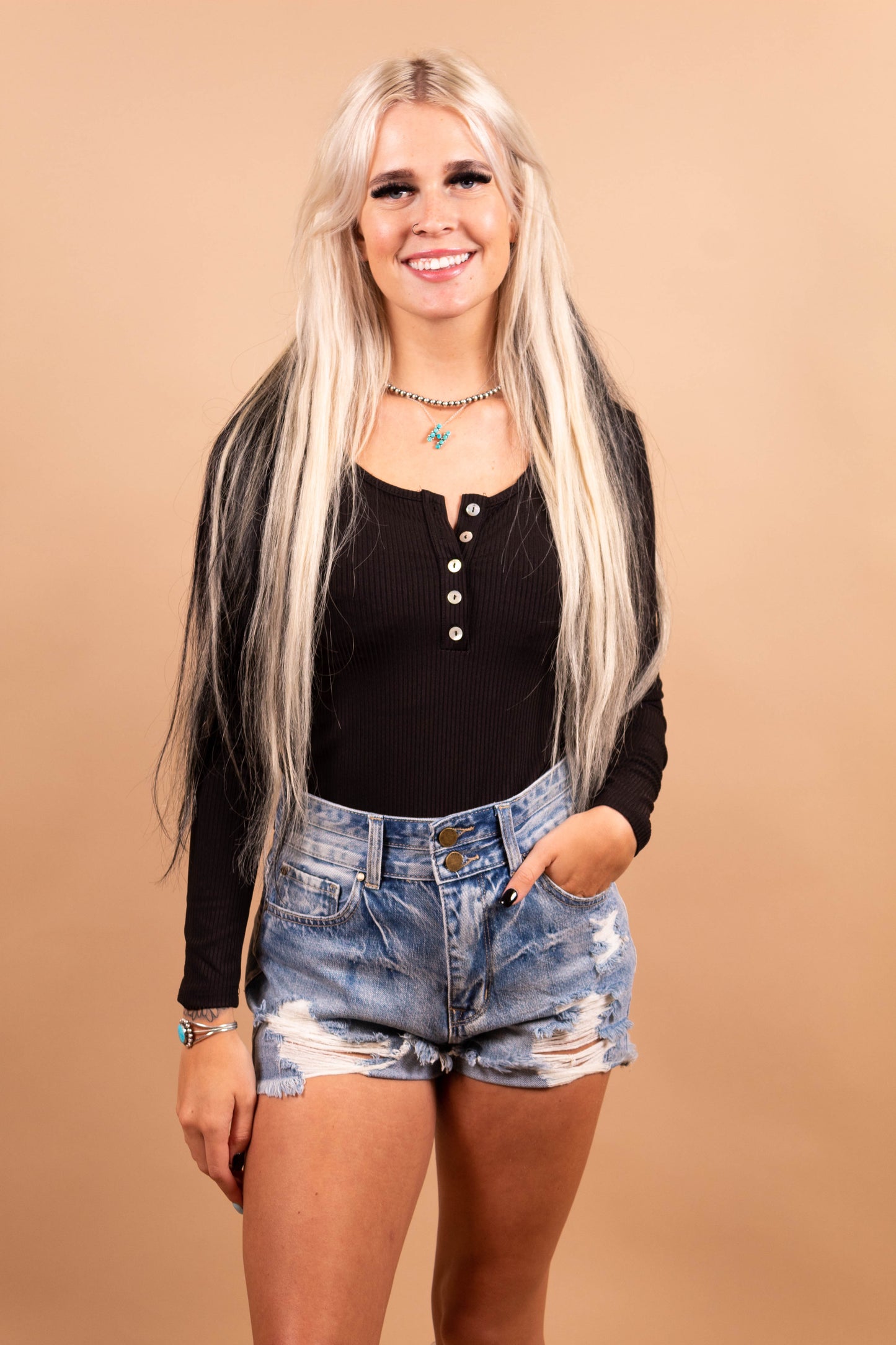 Button Up Top Bodysuits