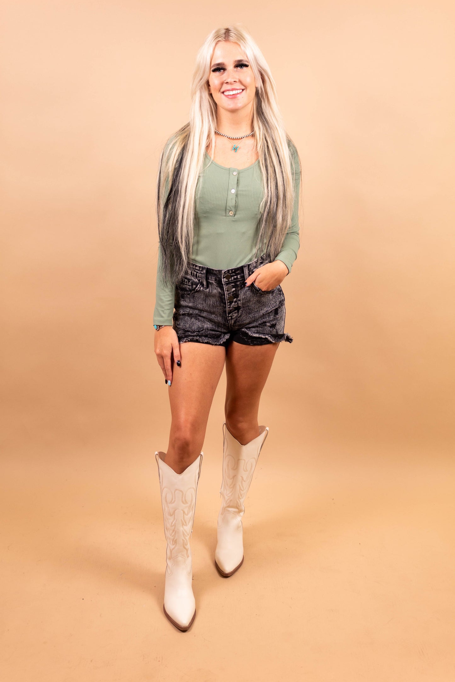 Button Up Top Bodysuits