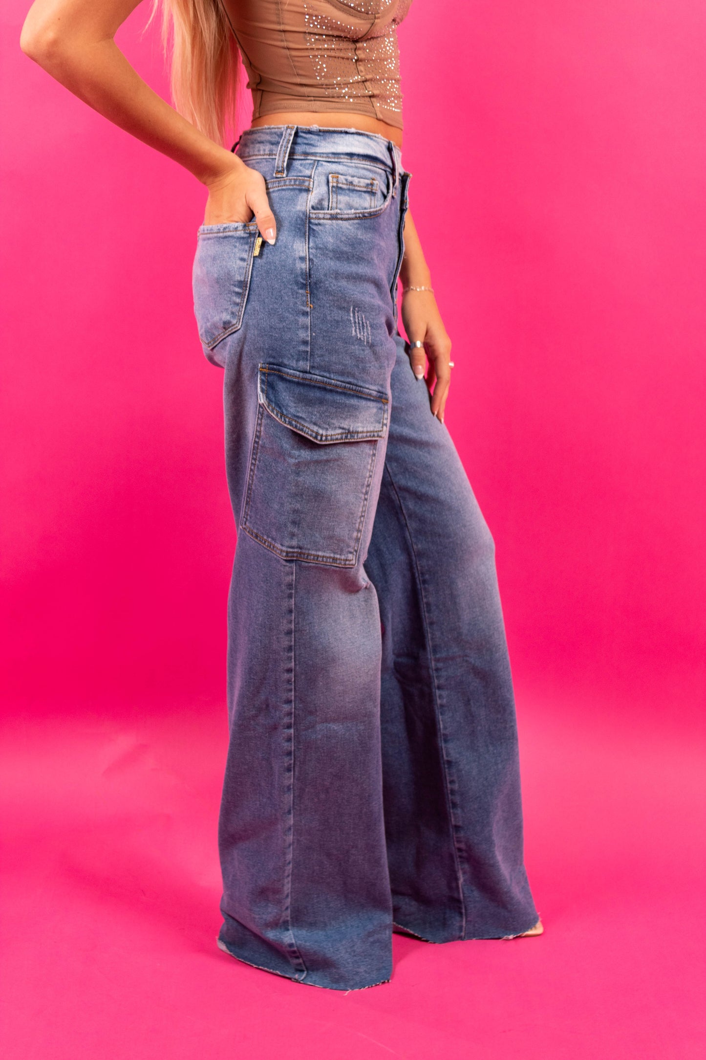 Cargo Babe Denim Jeans