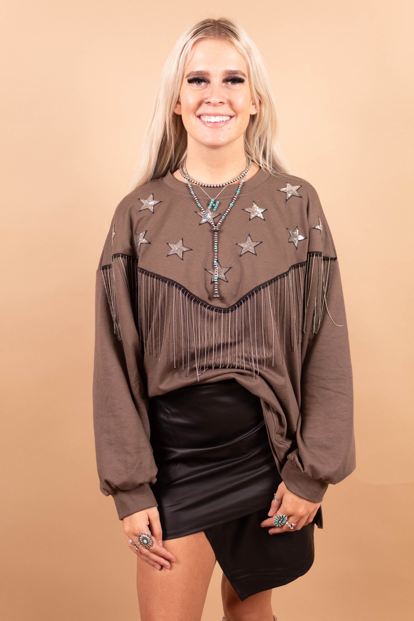 Dusty Olive Rodeo Girl Top