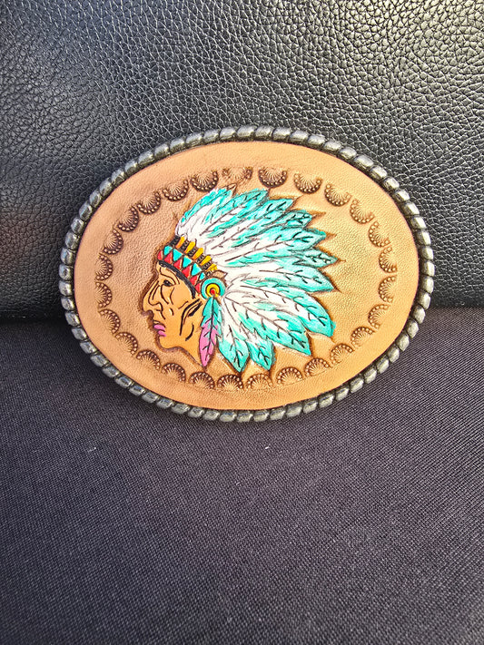 Native American Belt Buckle