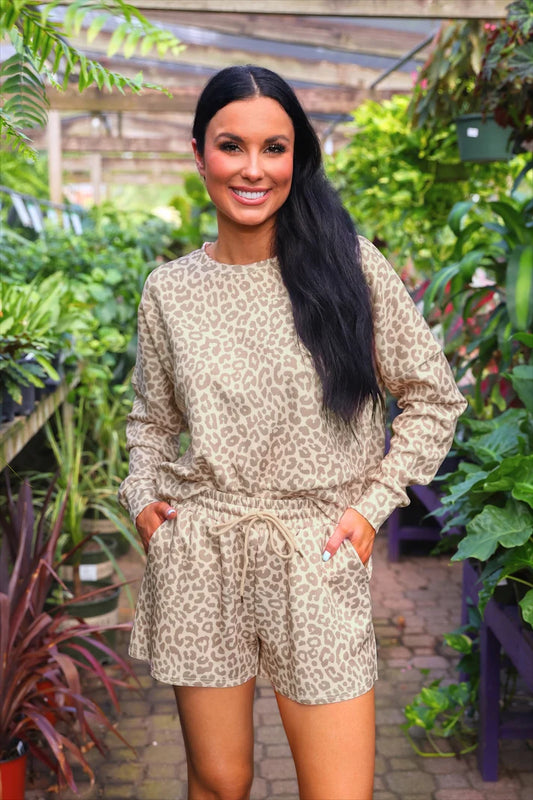 Leopard Luxe Short Set