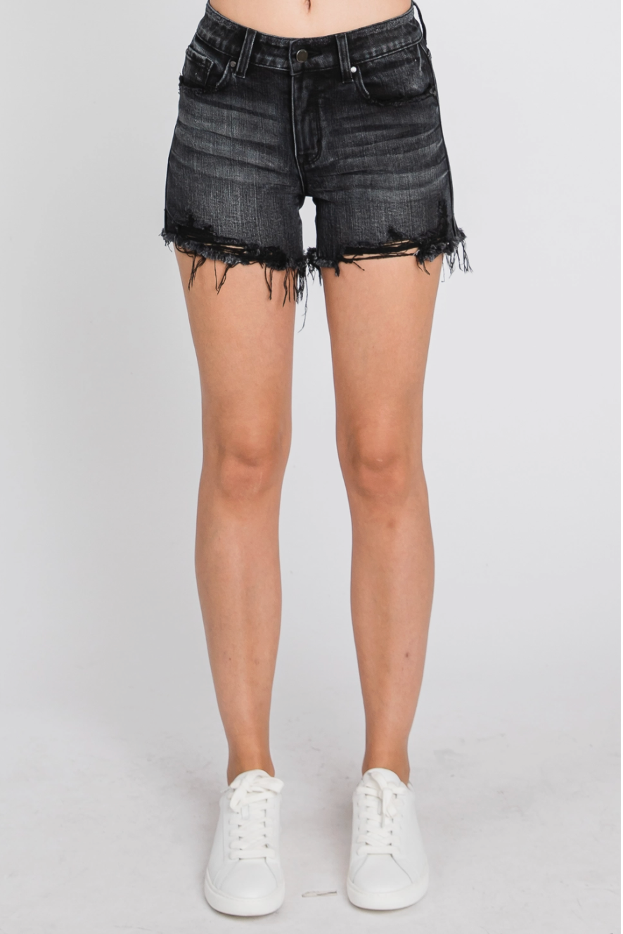 Midnight Beachin' Denim Shorts