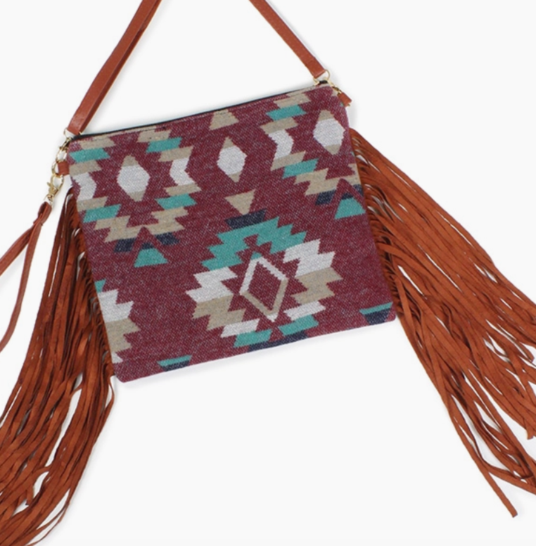 Montana Fringe Crossbody Purse
