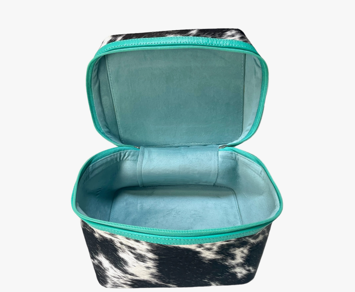 Turquoise & Hide Cosmetics Case