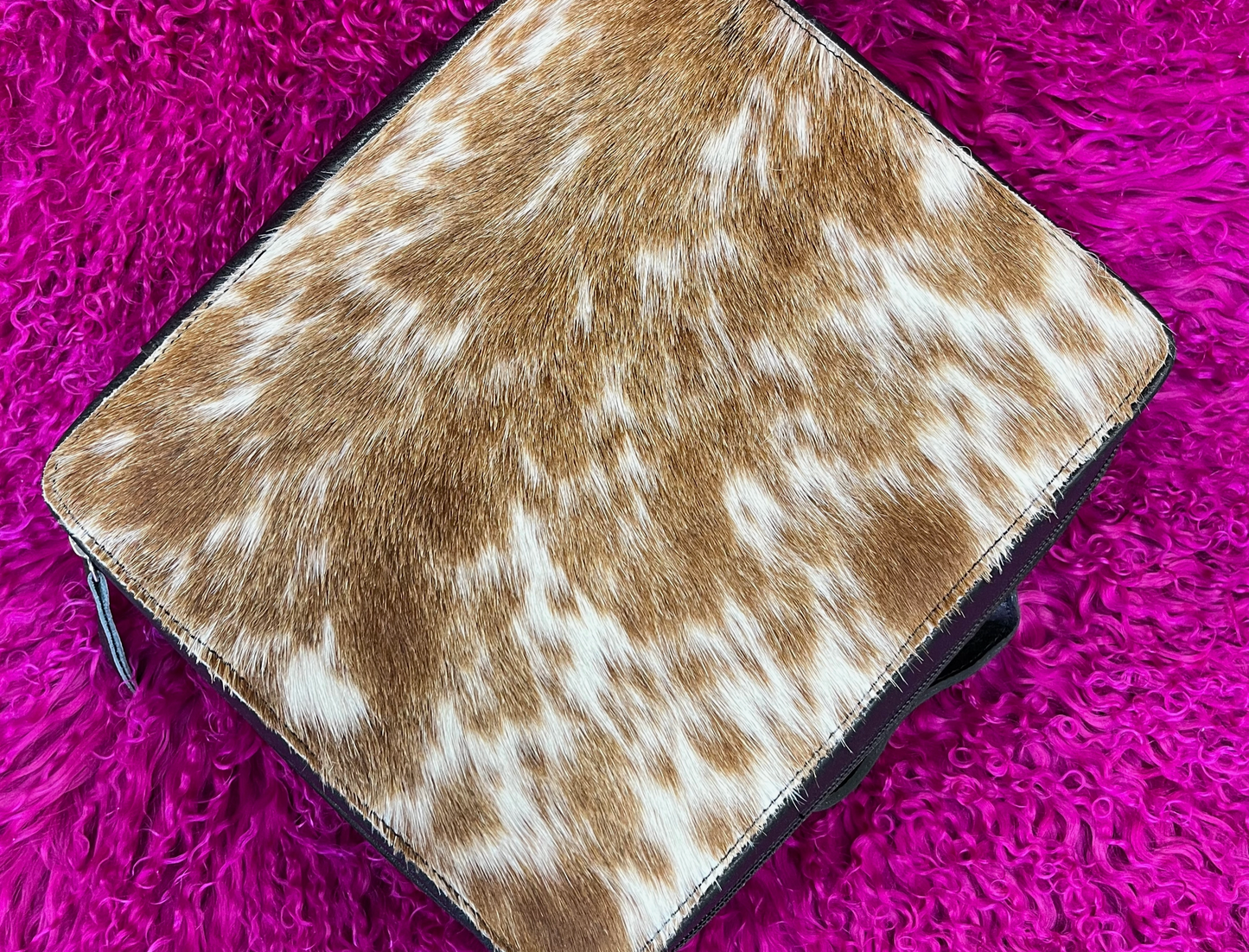 Hair On Hide Jewelry Case