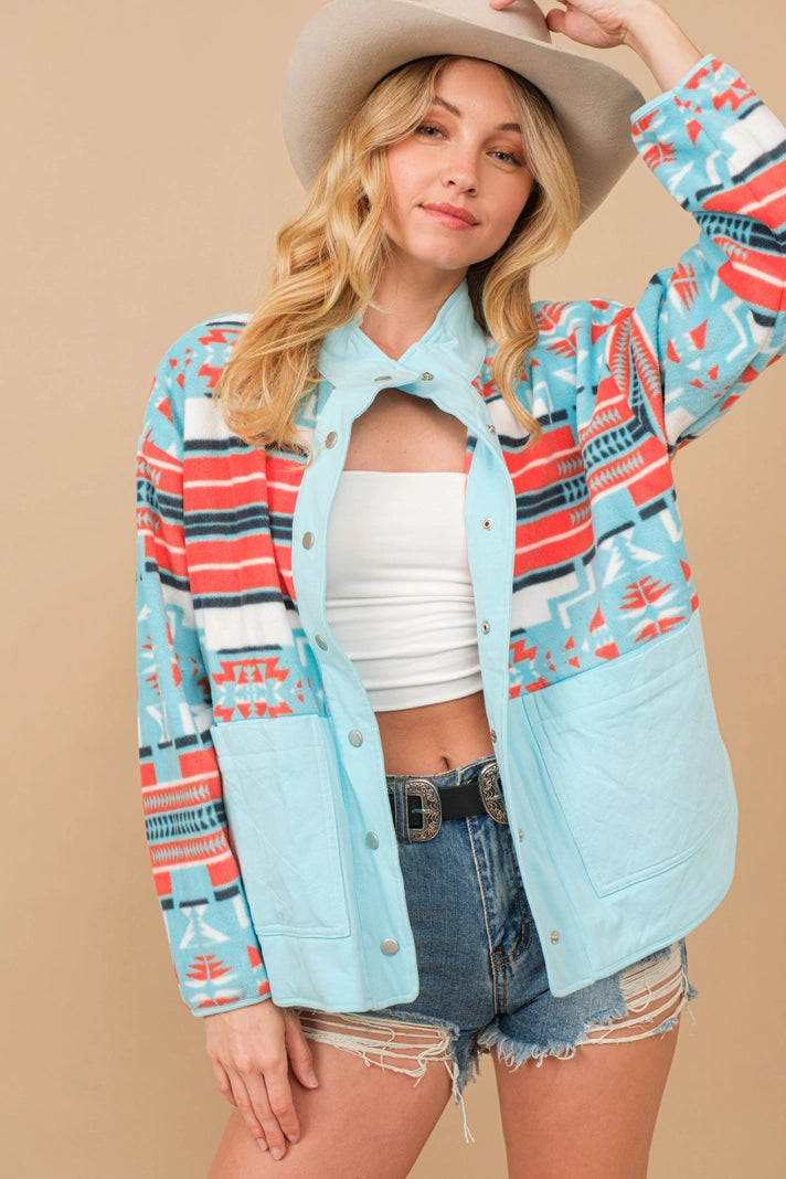 San Tan Fleece Shacket