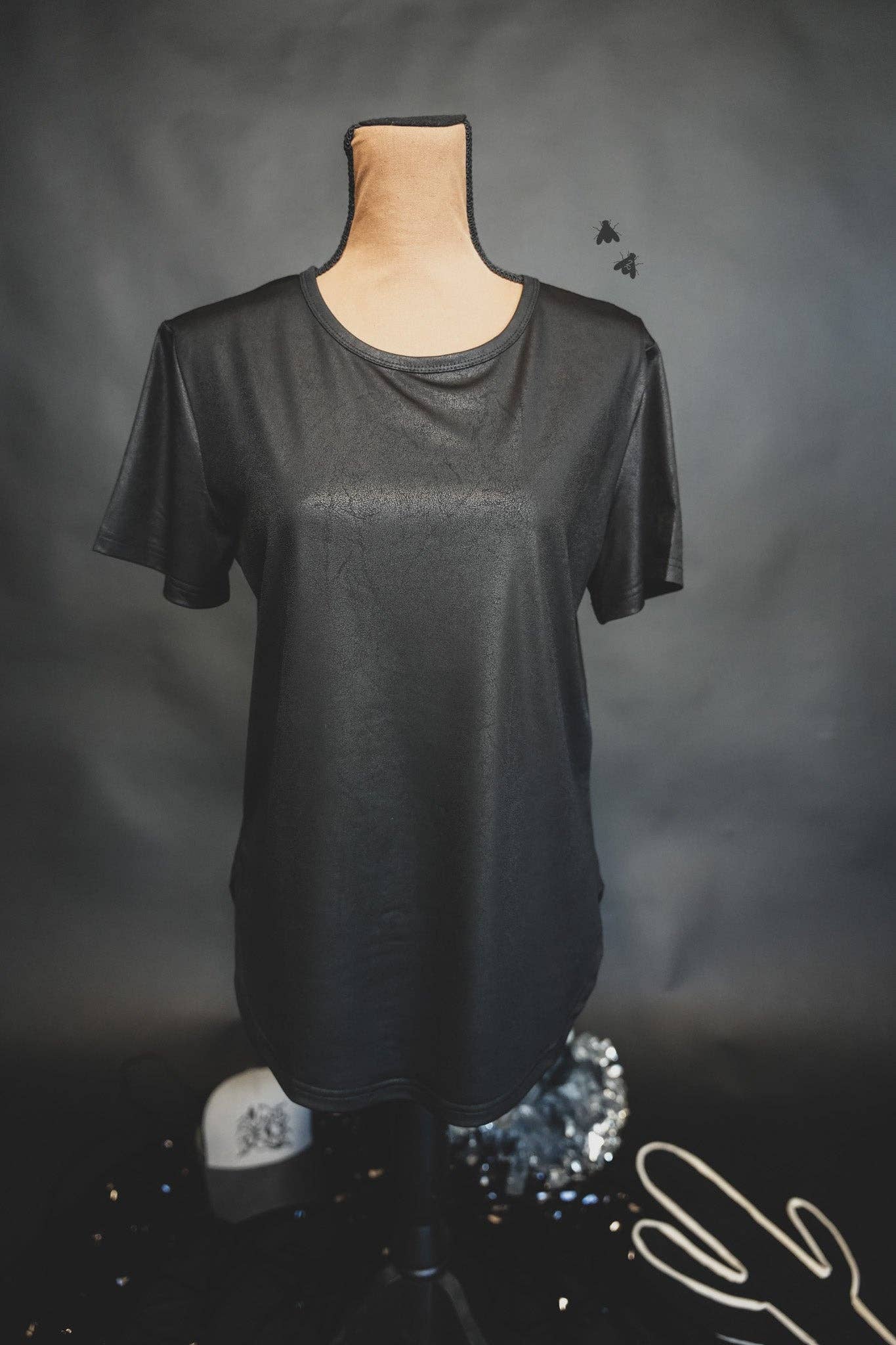 Swanky Leatherette Top