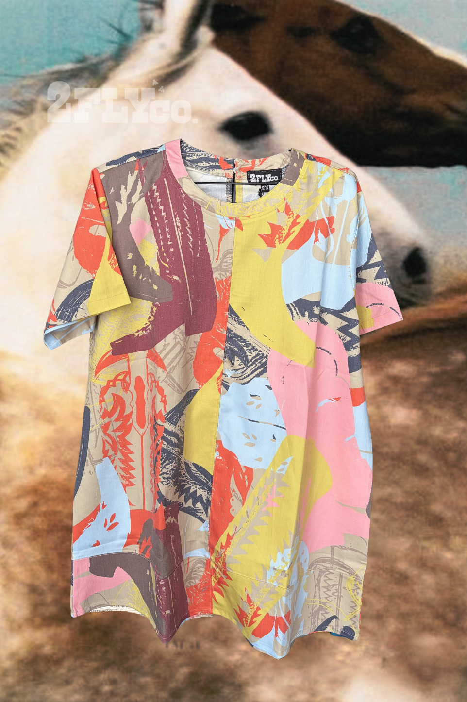 LET'S KICK IT DRESS SHIFT DRESS