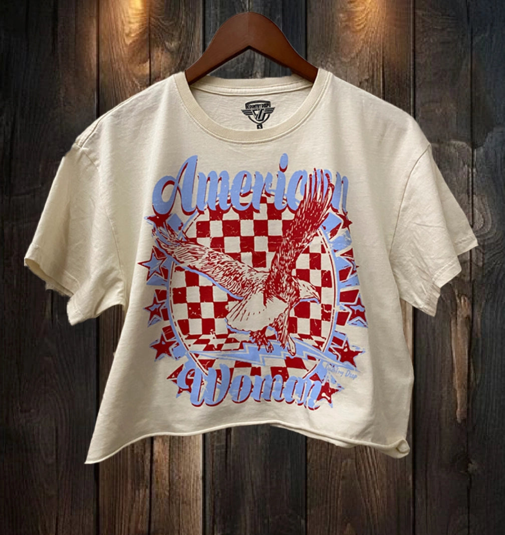American Woman Cut off Tee