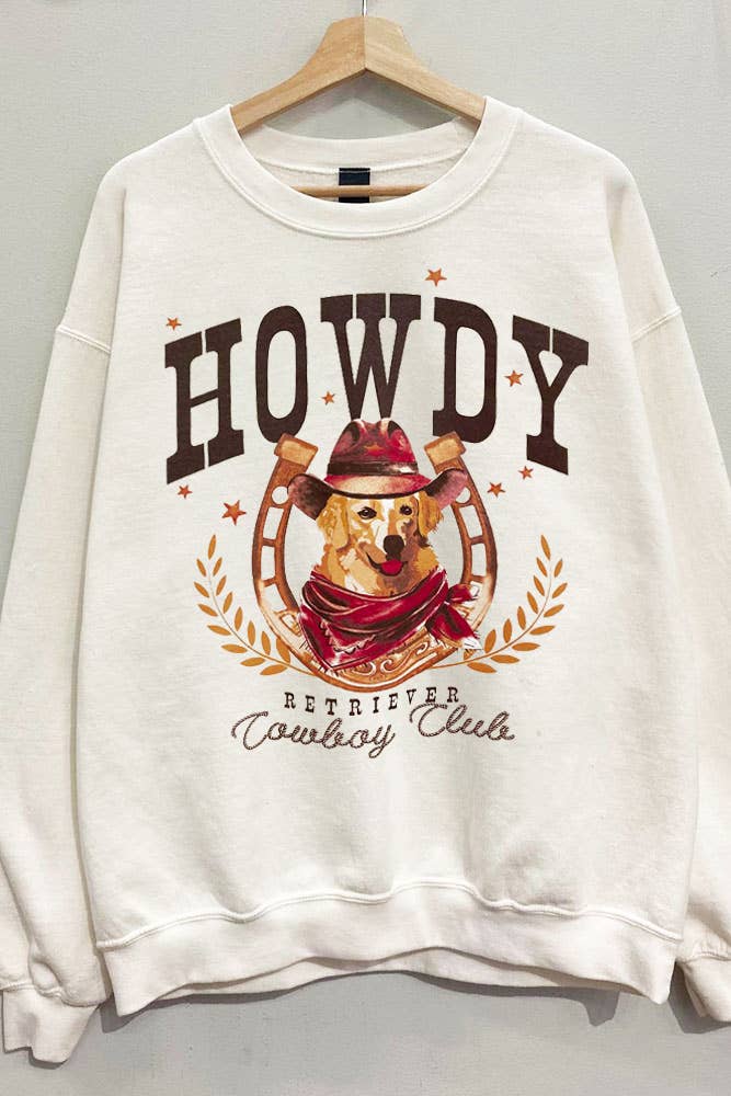 Howdy Golden Retriever Sweatshirt