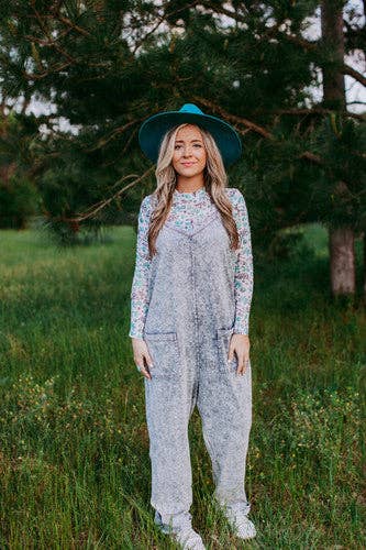 Turquoise and Skeleton Yeehaw Mesh Top