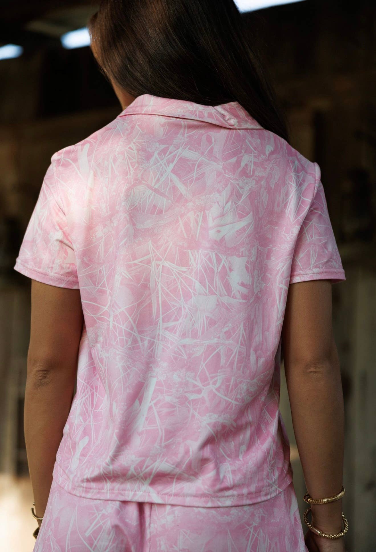 Pink Camo Pajama Set