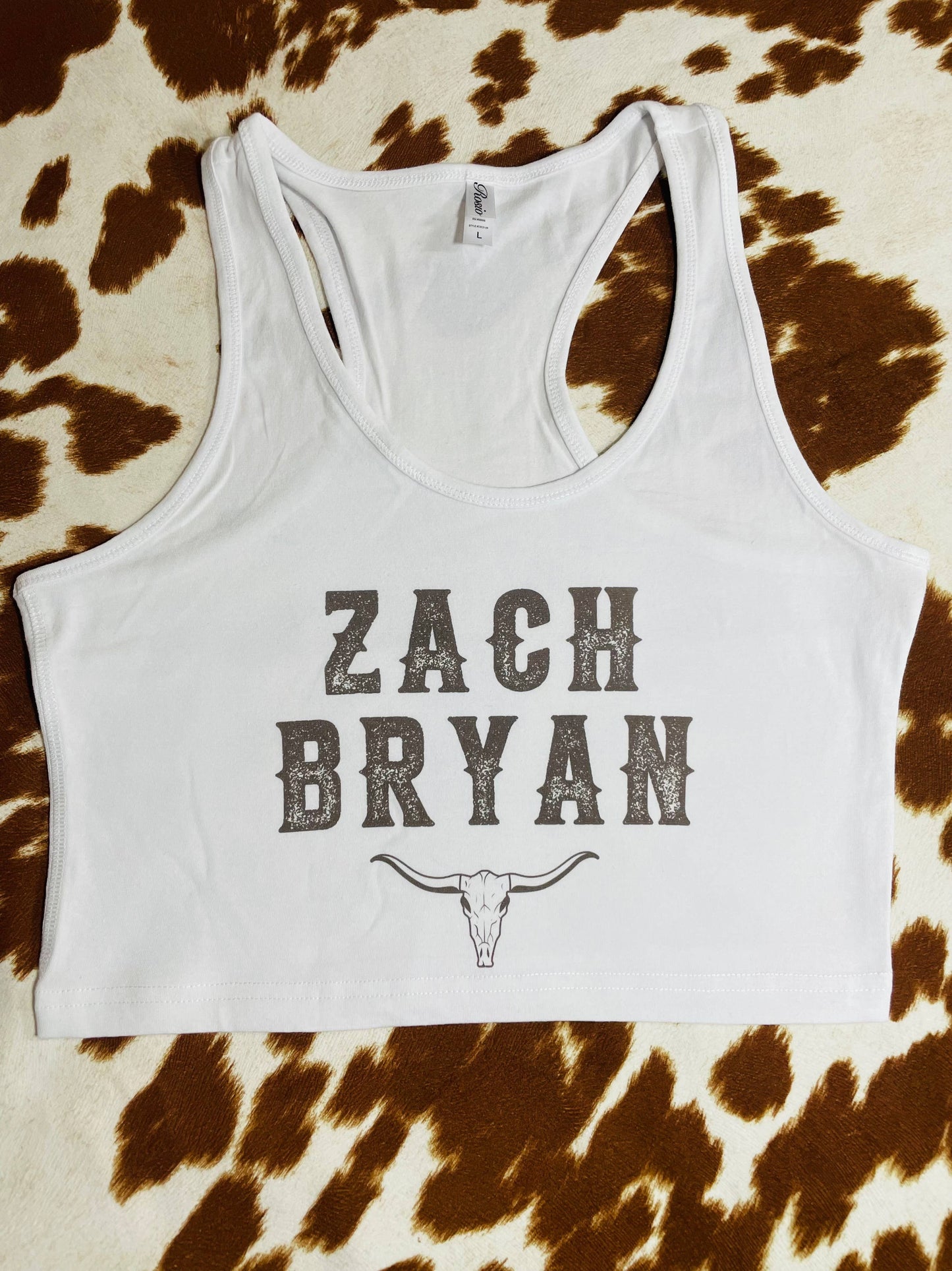 Zach Bryan Cropped Tank Top