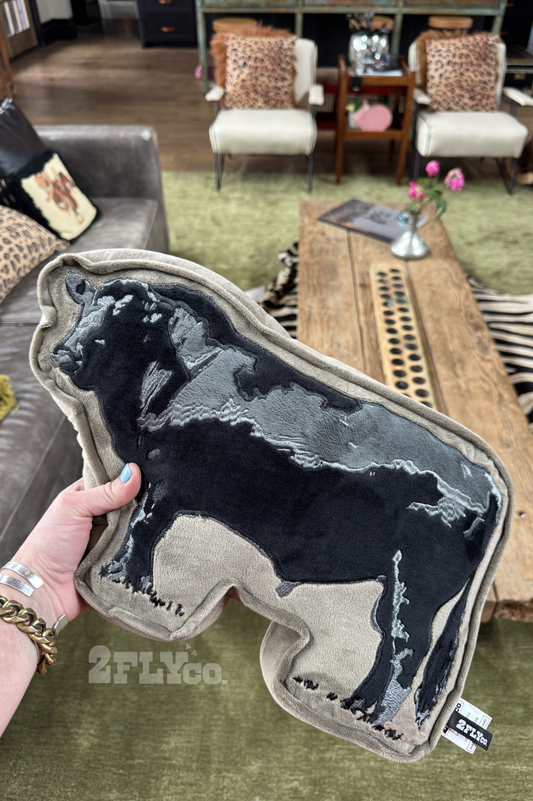 Cattle Talk Throw Pillow