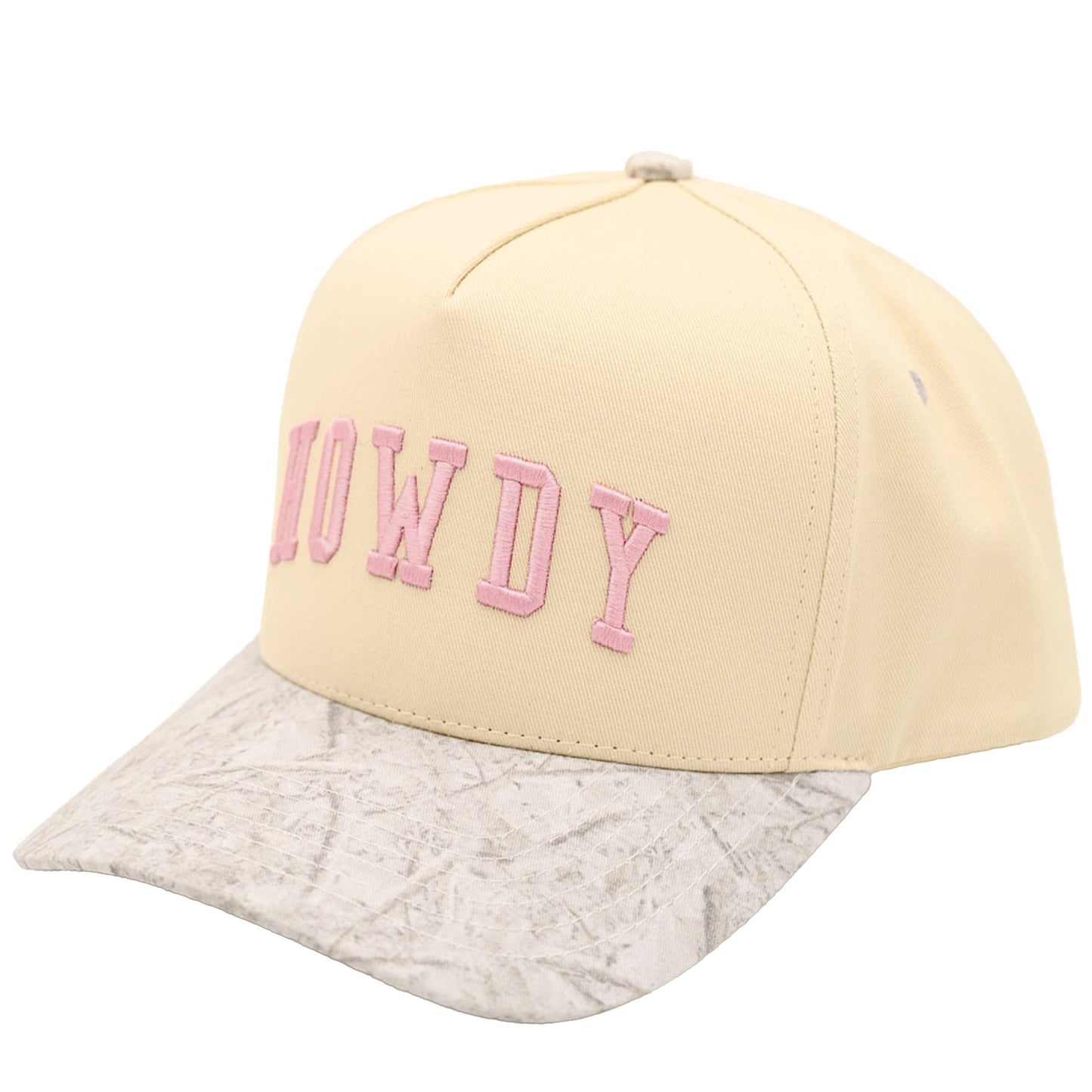 Howdy Embroidered Two Tone Trucker Hat