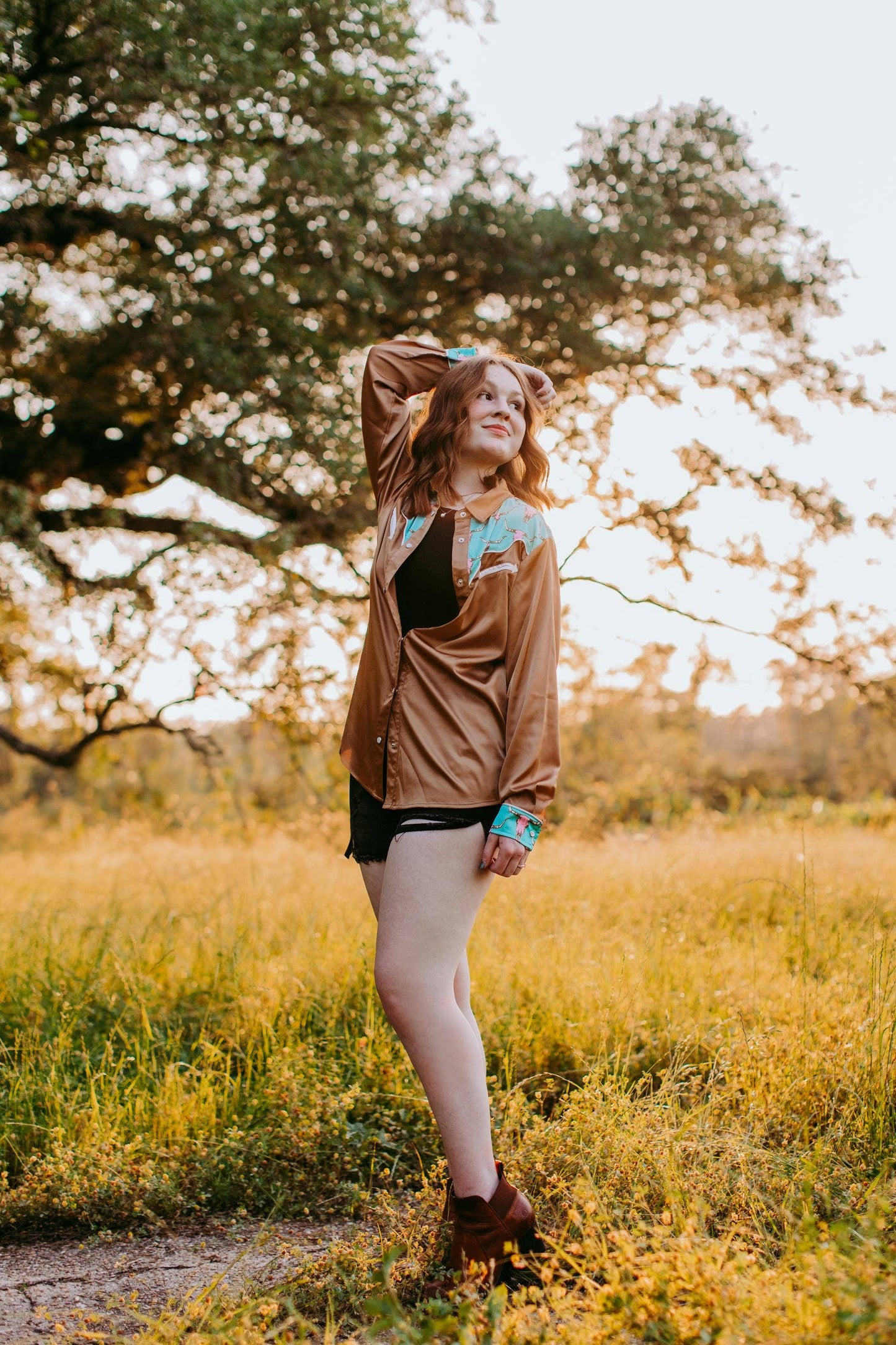 Lil Darling Pearl Snap Top