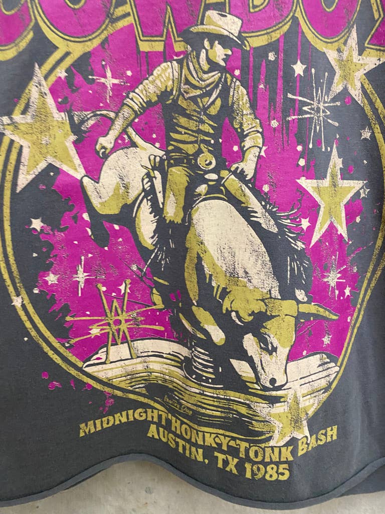 Urban Cowboy Austin Texas Bash Relaxed Crop T-shirt