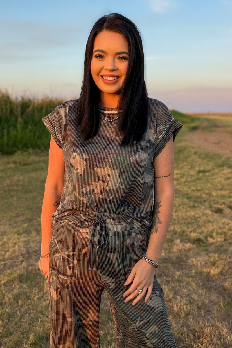 Canyon Camo Top
