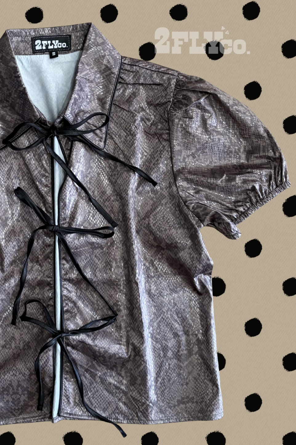 DIAMONDBACK TIE FRONT TOP