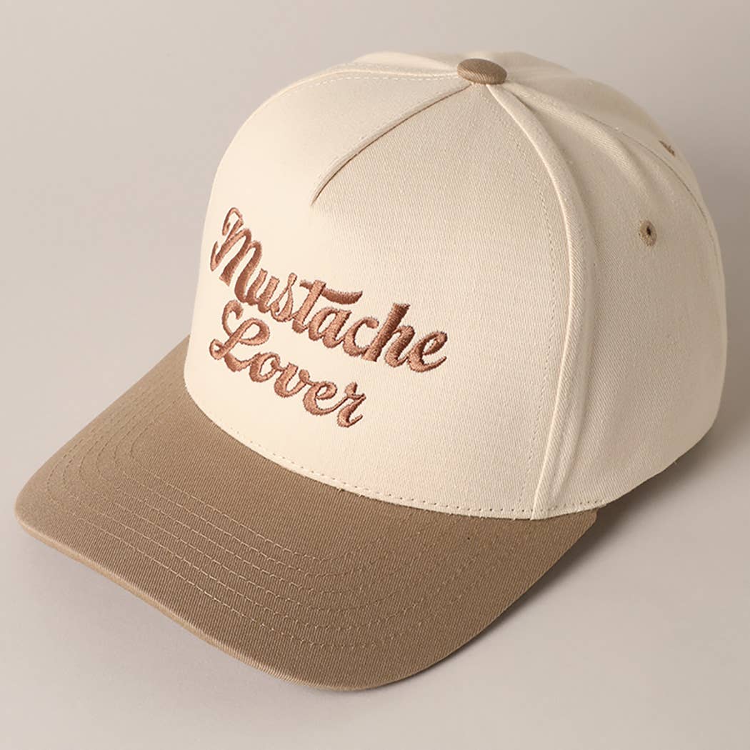 Mustache Lover Canvas Hat