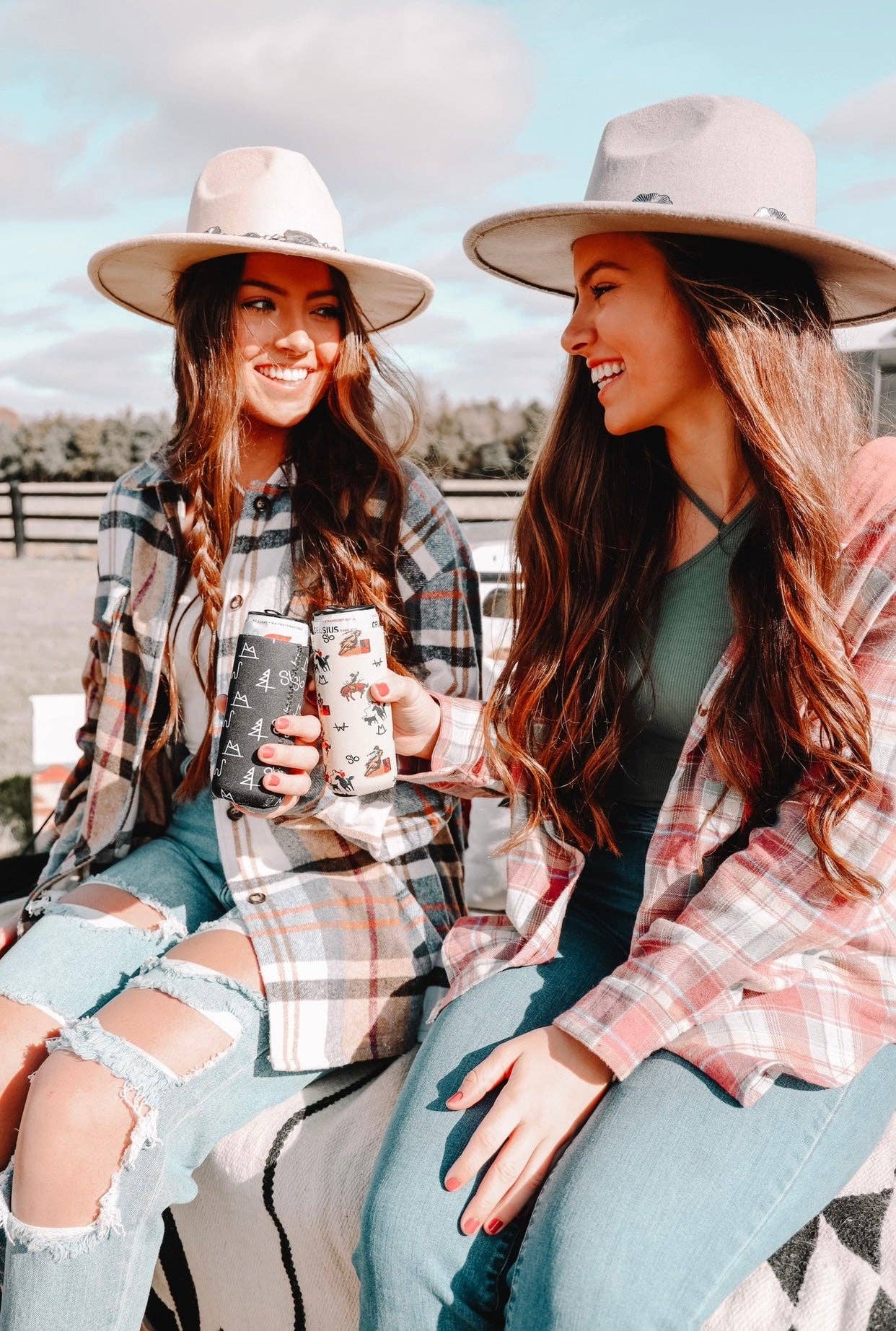 Vintage Cowboy Tall Coozie 2-Pack