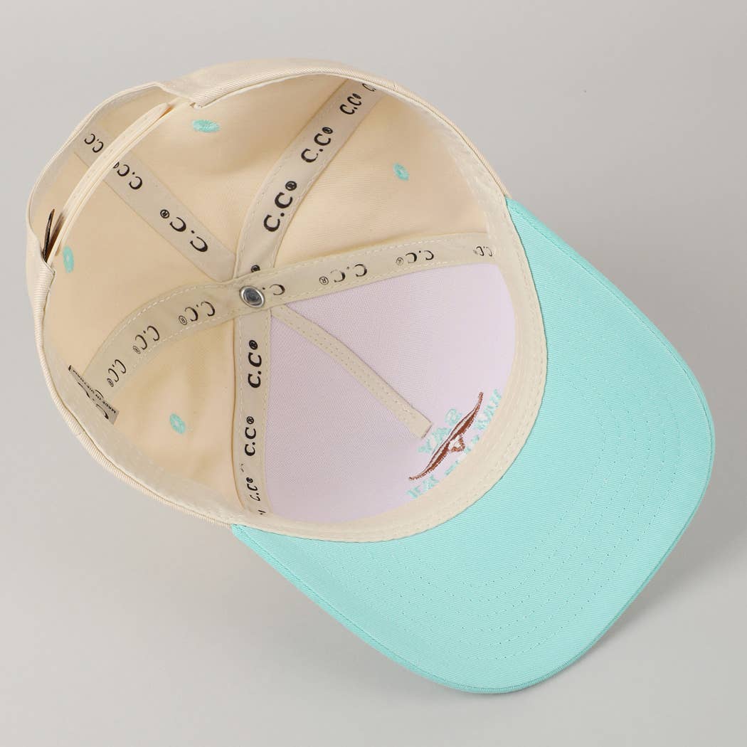 Say When  Mustache Tombstone Two-Tone Trucker Hat