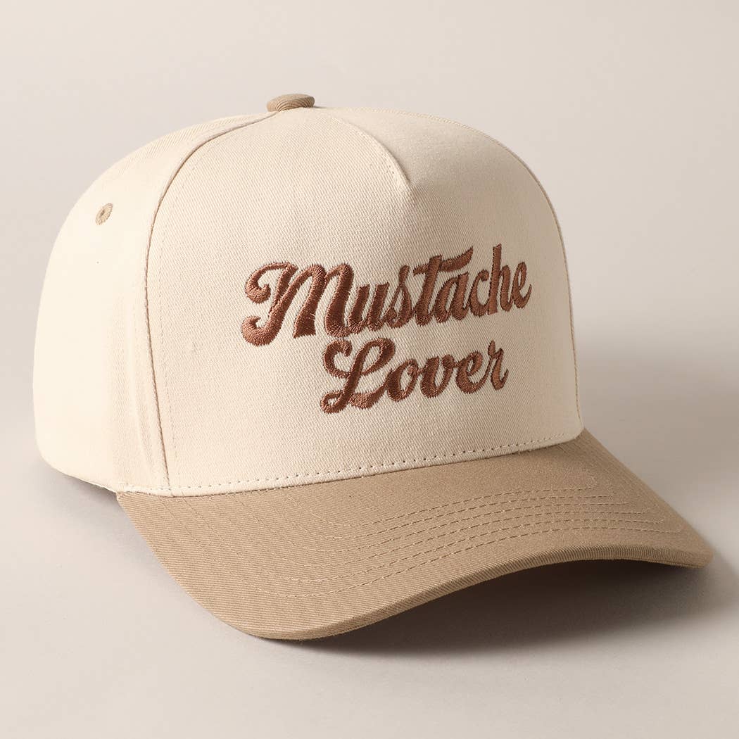 Mustache Lover Canvas Hat
