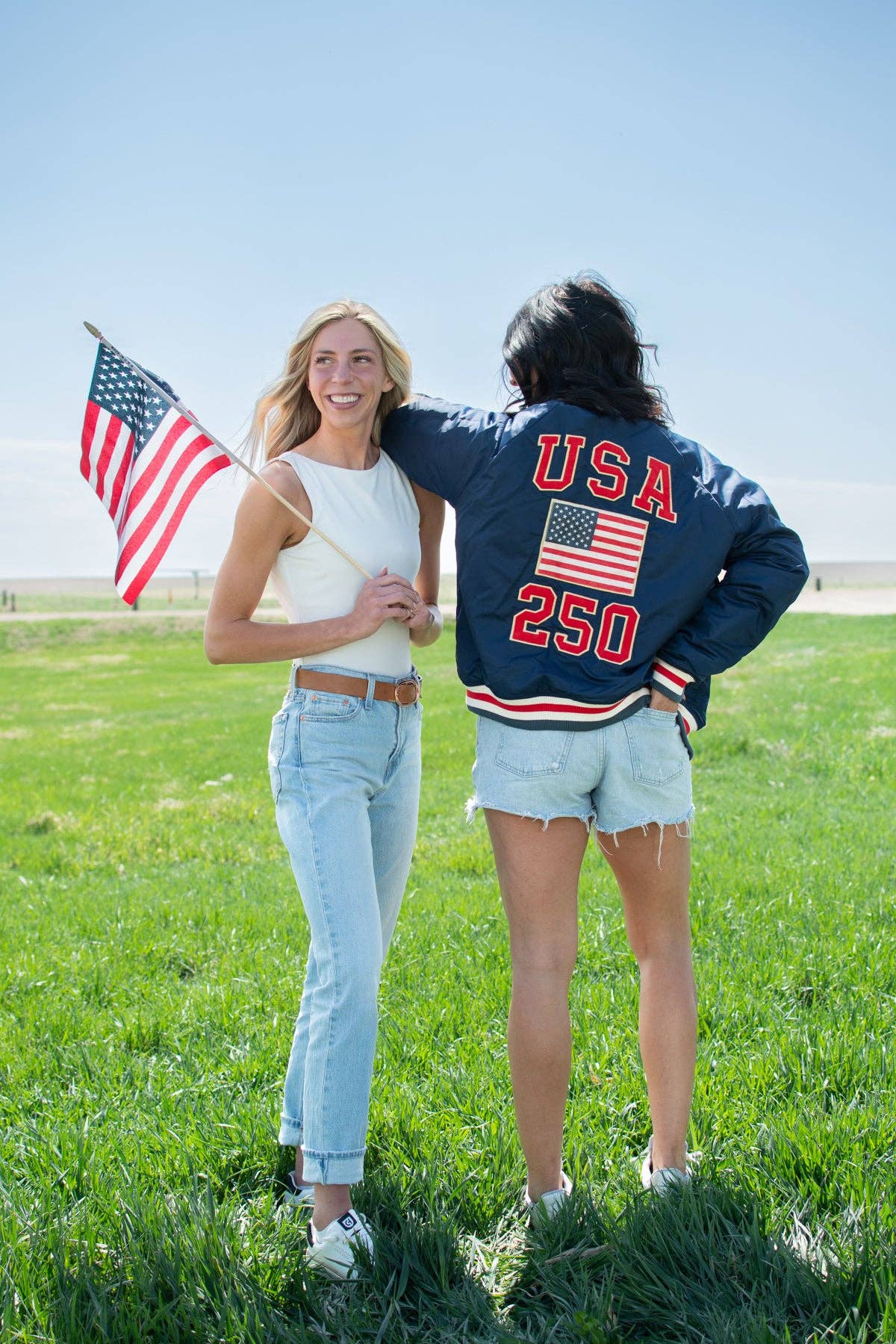 Celebrate America 250 years Varsity Style Jacket