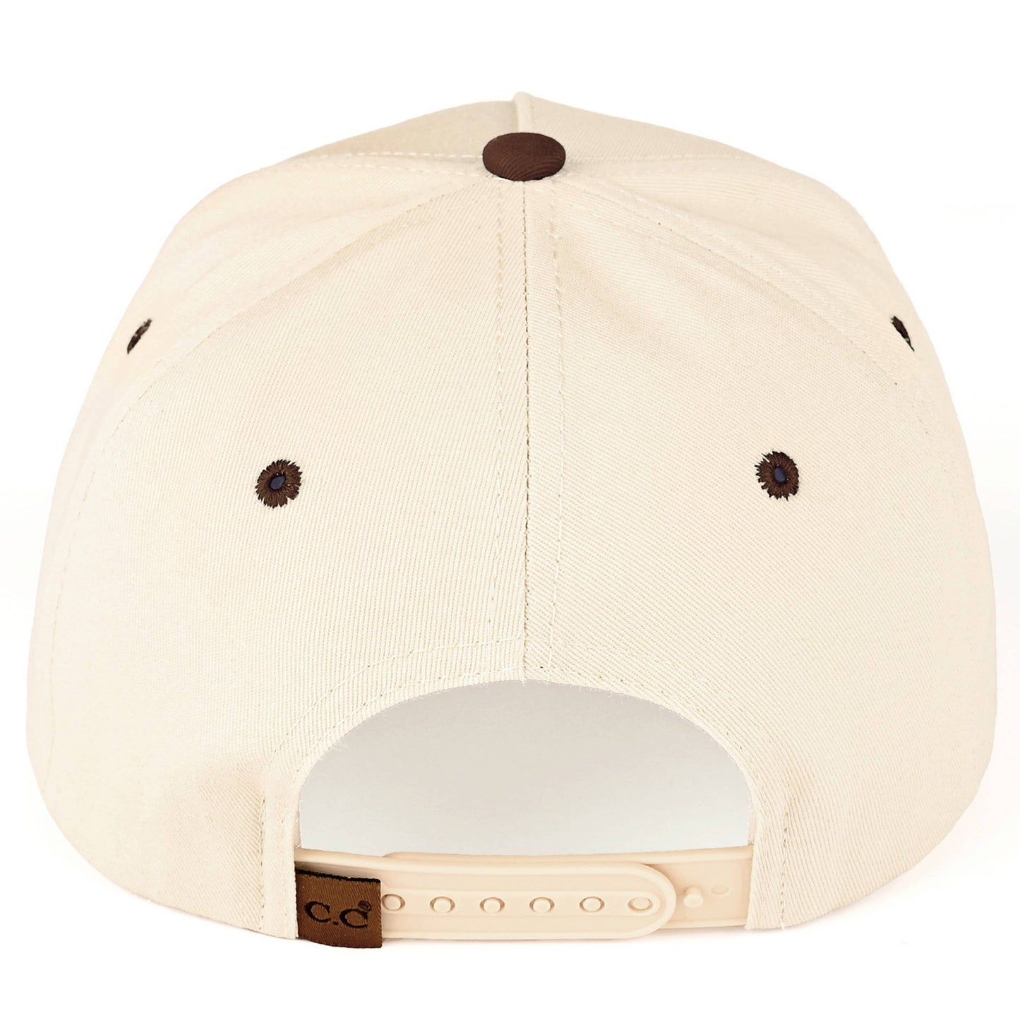 Y'ALL NEED JESUS Embroidered Letter Two Tone Trucker Hat: Beige