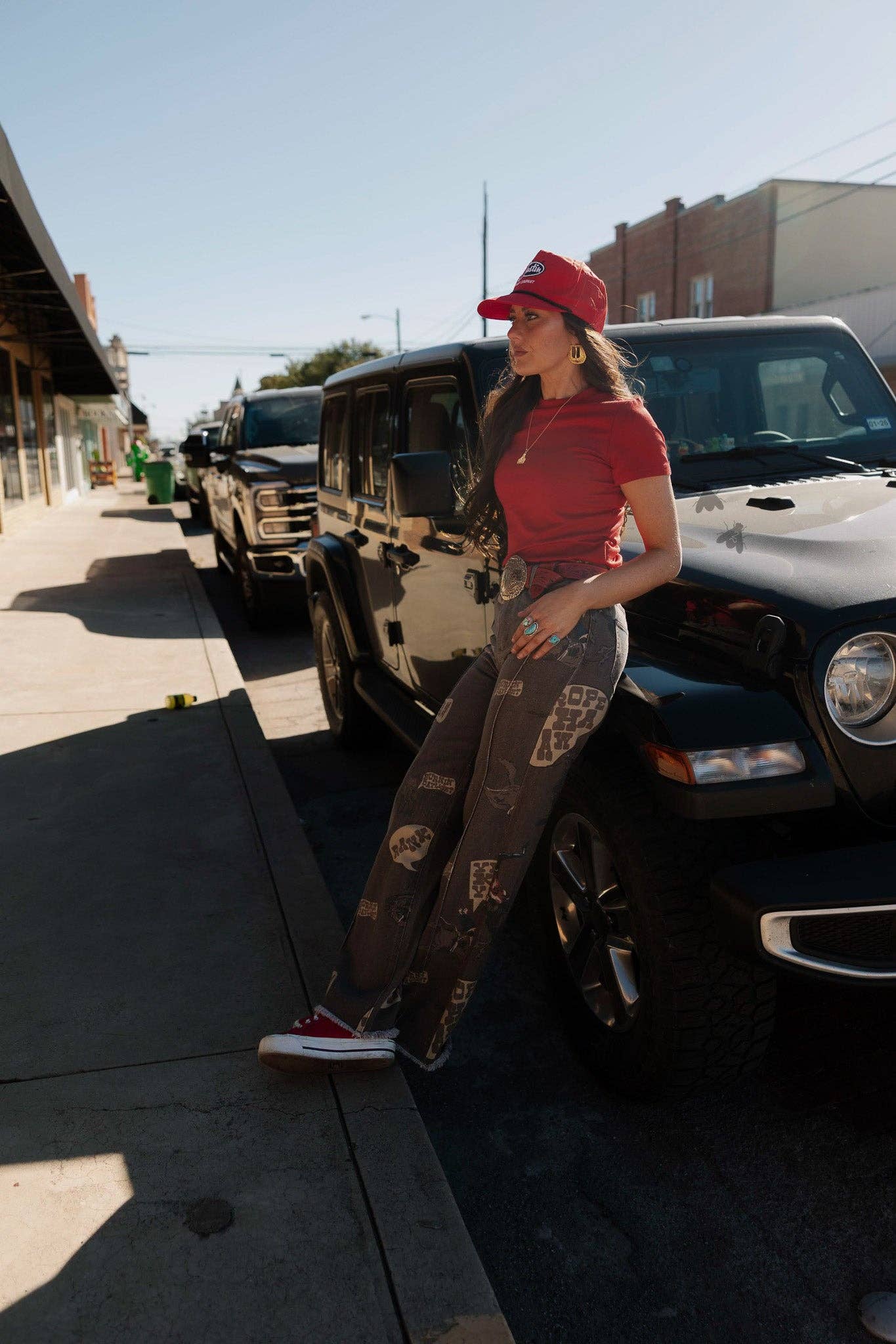 CHATTY COWBOY WIDE LEG PANTS