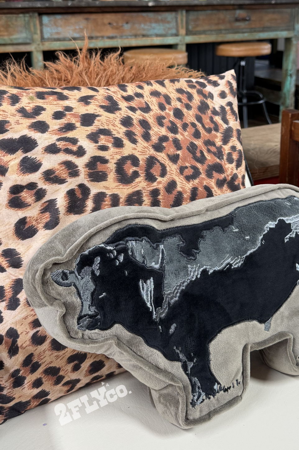 Cattle Talk Throw Pillow