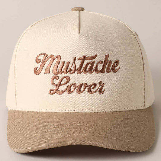 Mustache Lover Canvas Hat
