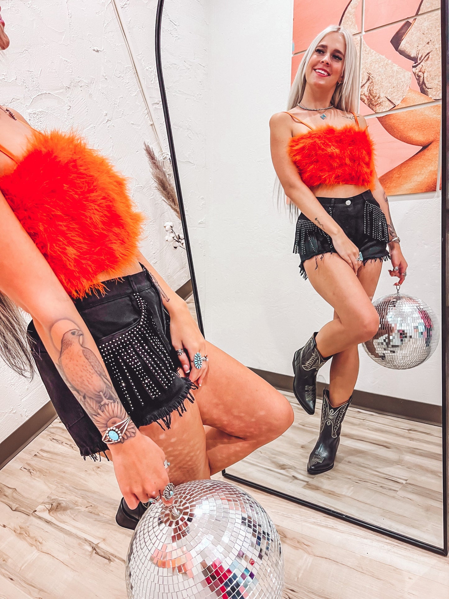 Rowdy Feather Top