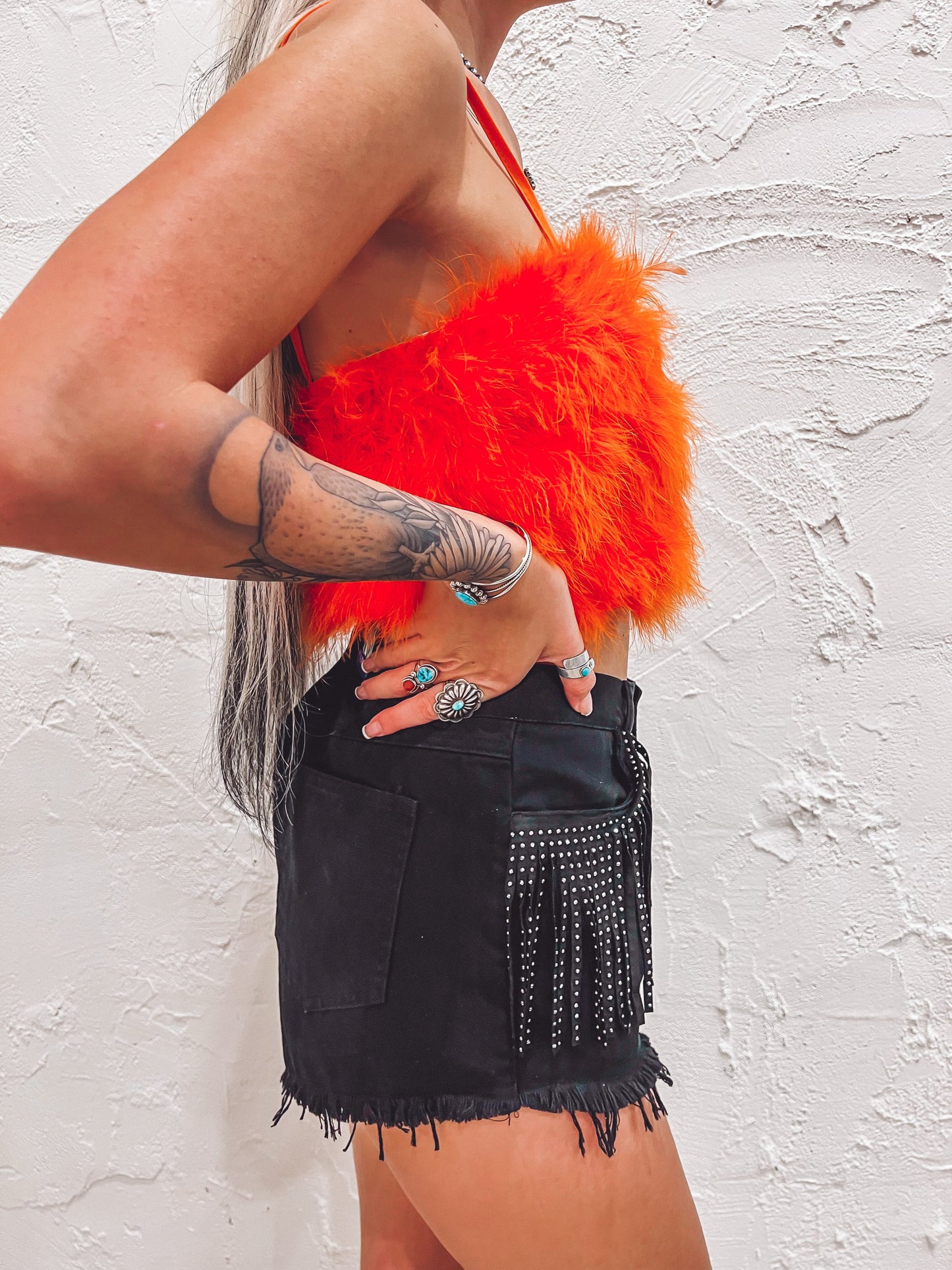 Rowdy Feather Top