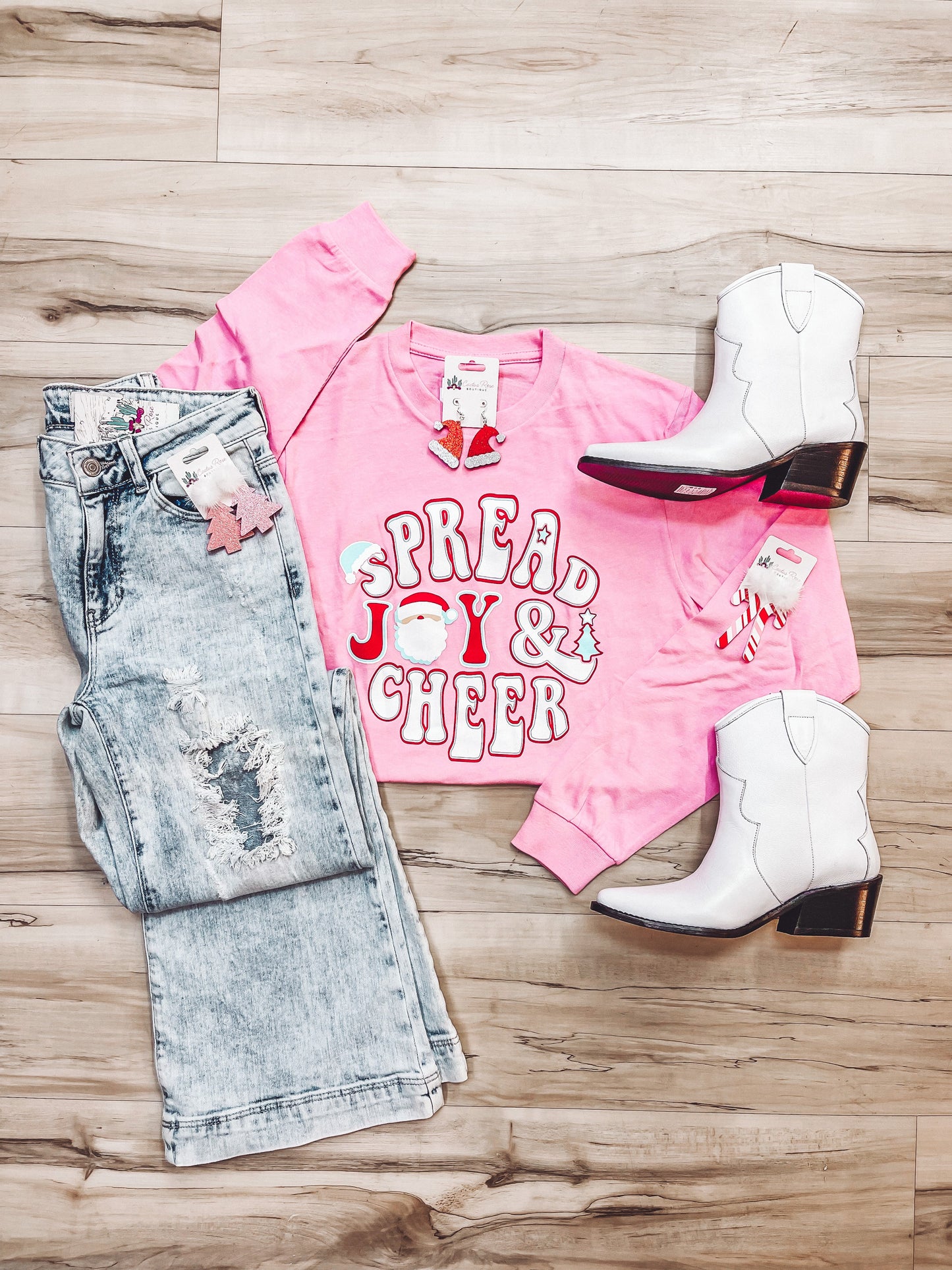 Spread Joy & Cheer Long Sleeve Tee