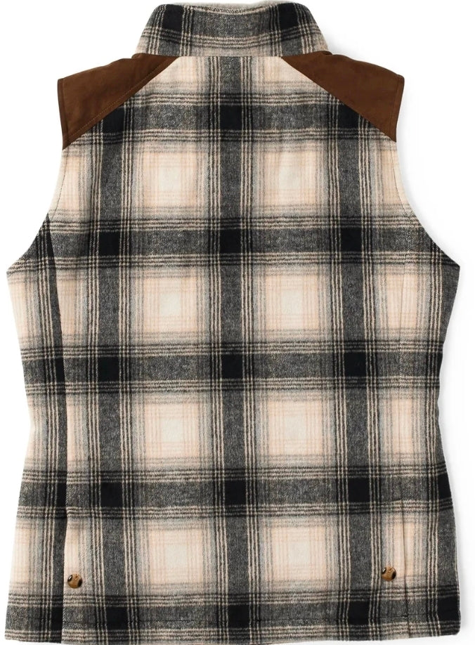 Rachers Wife Vest with Rabbit Fur Collar