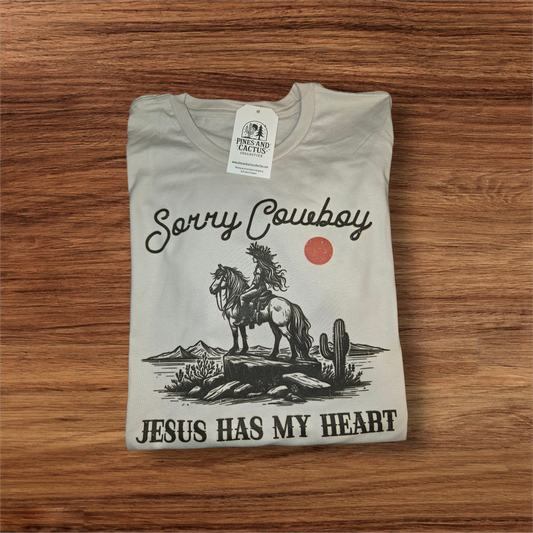 Jesus has my heart tee