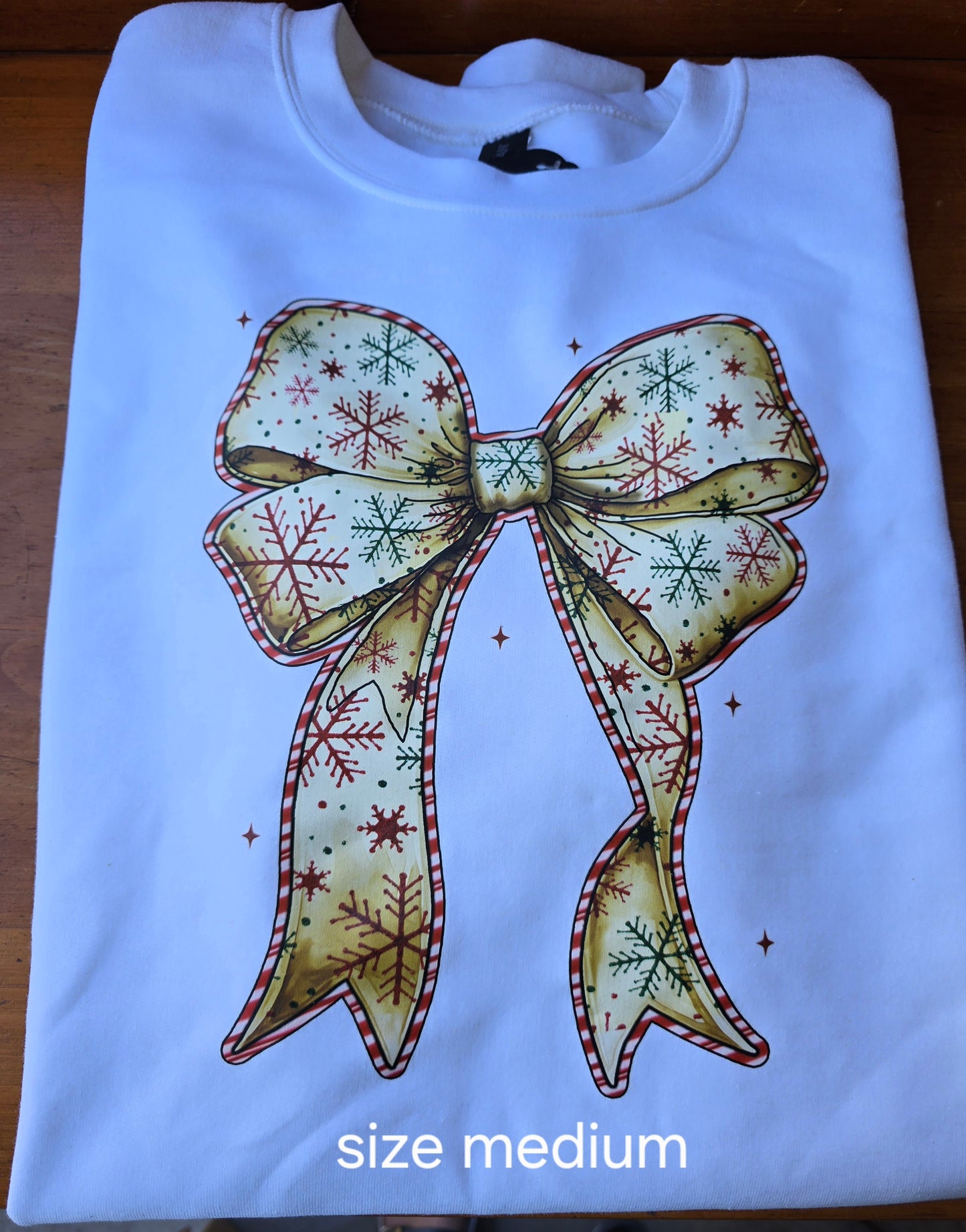 Christmas Ribbon Crewneck