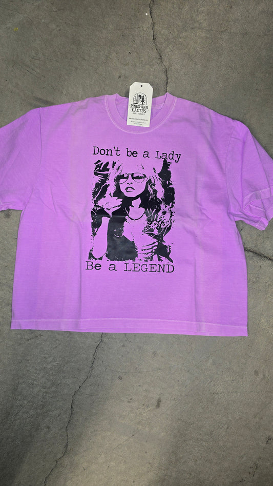 Be A Legend Crop Tee