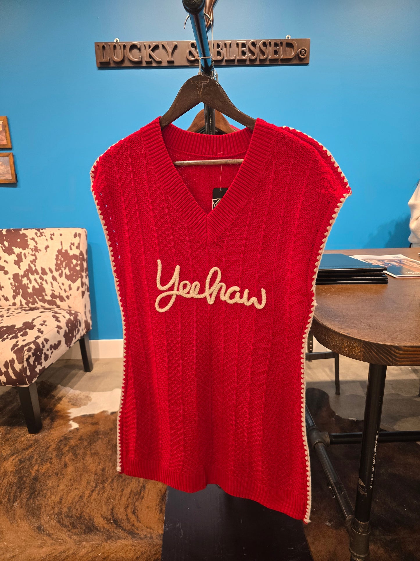 Yeehaw Sweater Dress