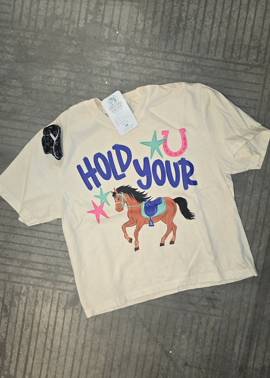 Hold Your Horses Boxy Tee