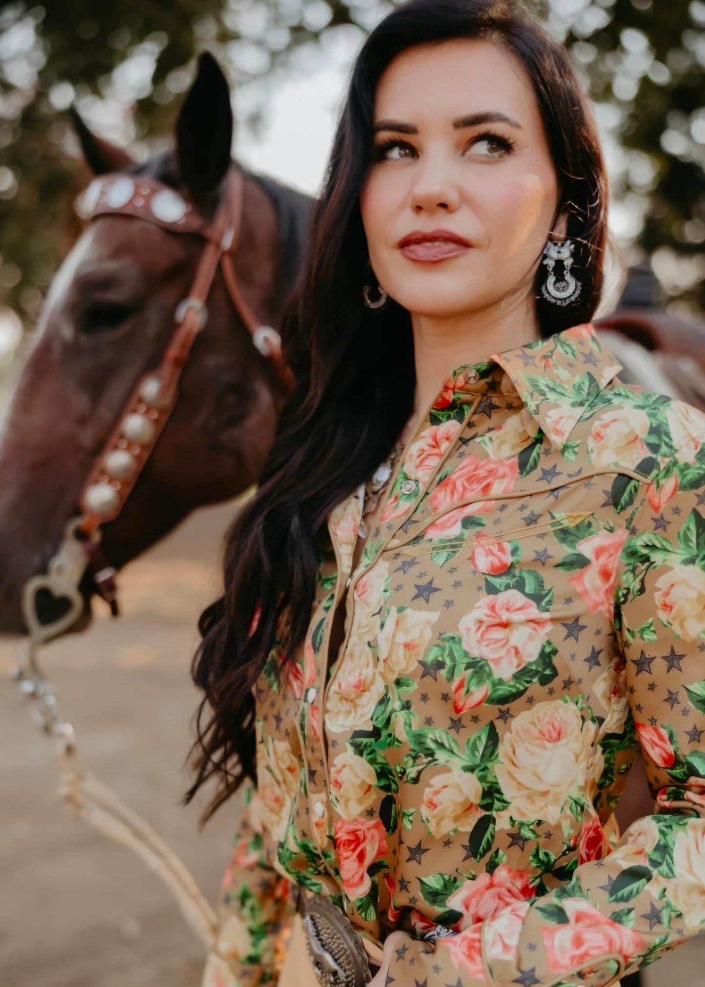 Wildflower Wishes Pearl Snap Top